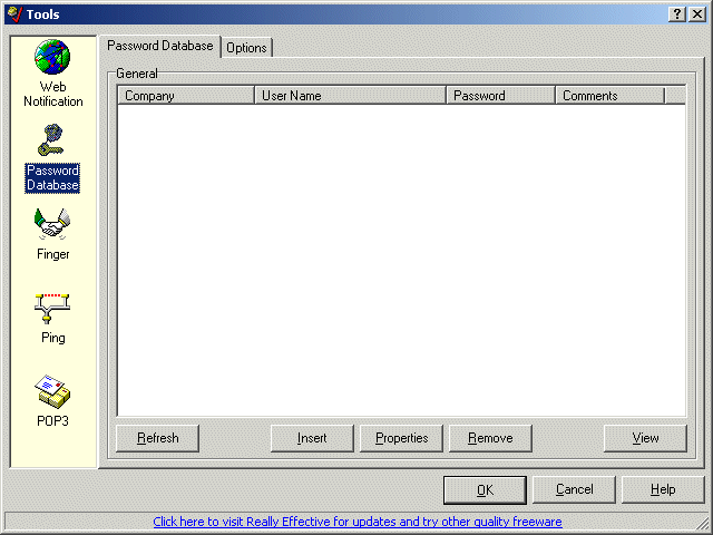 Password Database - General